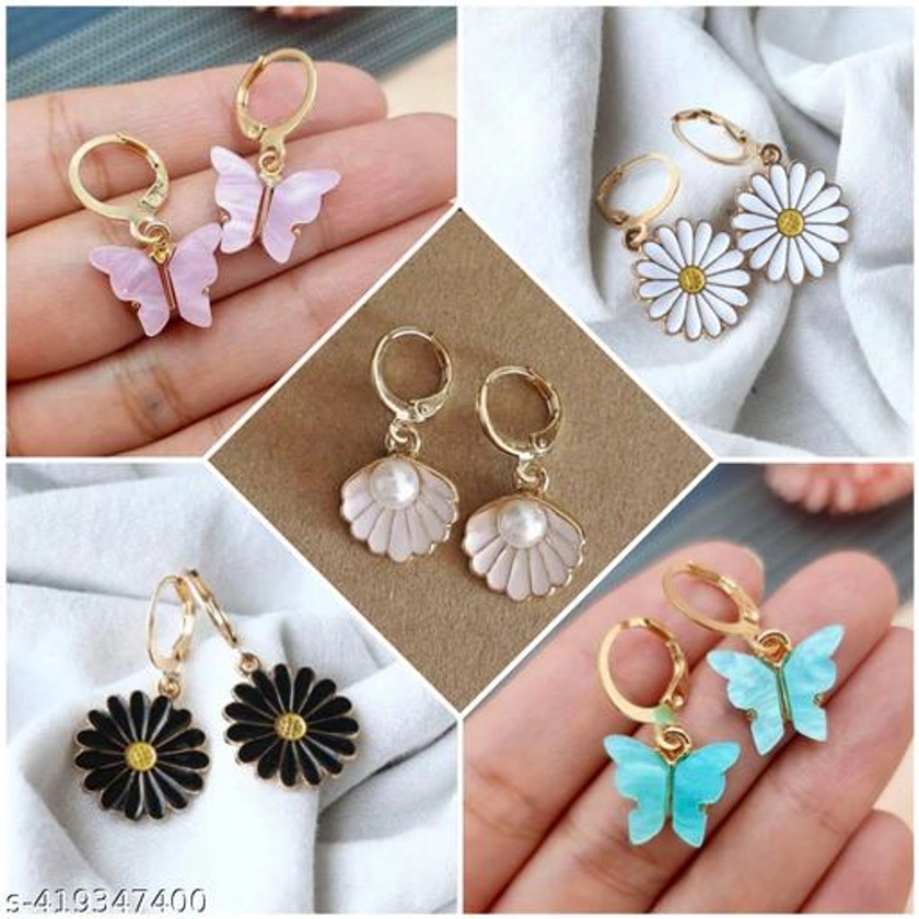 shimmering beautiful earrings combo for women and girls