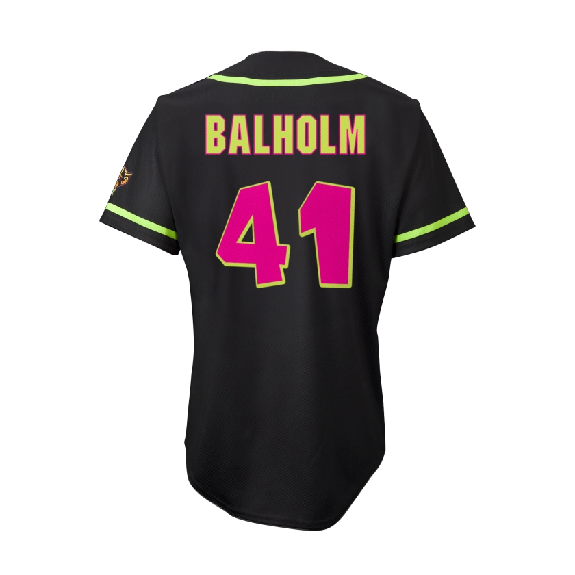 Party Animals Bronson Balholm #41 EvoShield Jersey - Black