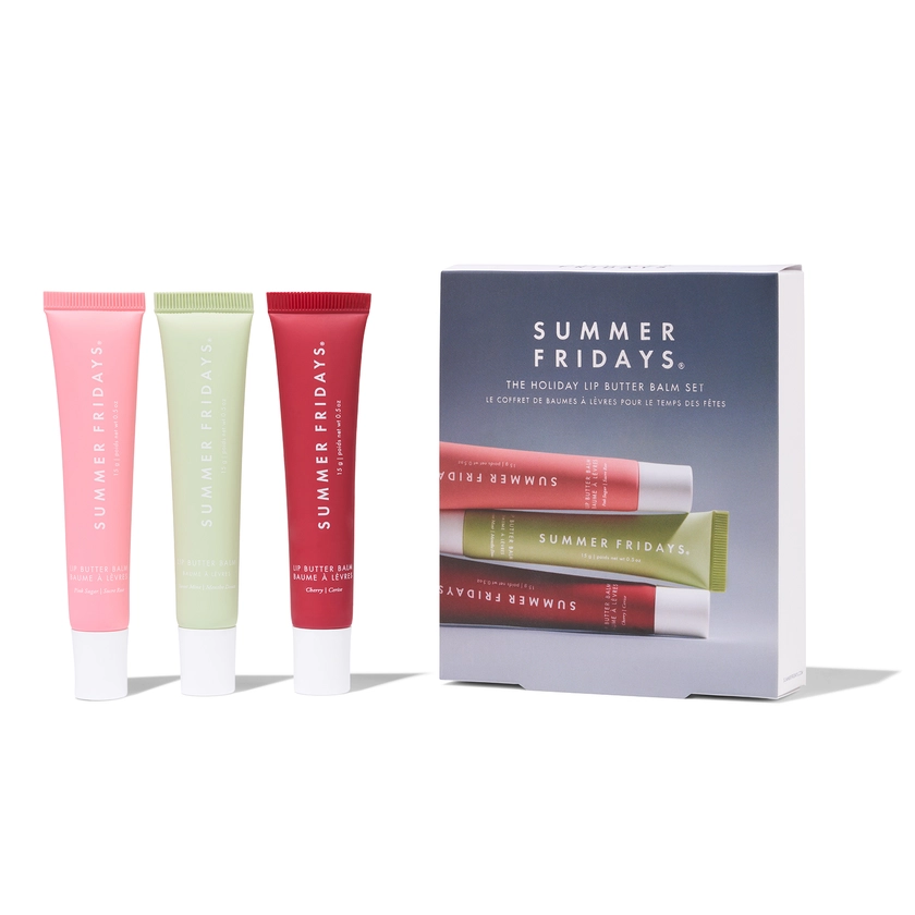 Summer Fridays The Holiday Lip Butter Balm Set (3 shades) | Space NK