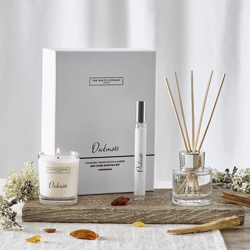 Oakmoss Mini Home Scenting Set | Home Fragrance Gift Sets | The White Company