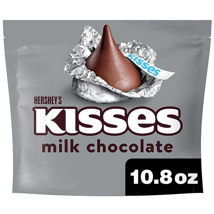 HERSHEY'S KISSES Milk Chocolate Candy Share Pack, 10.8 oz