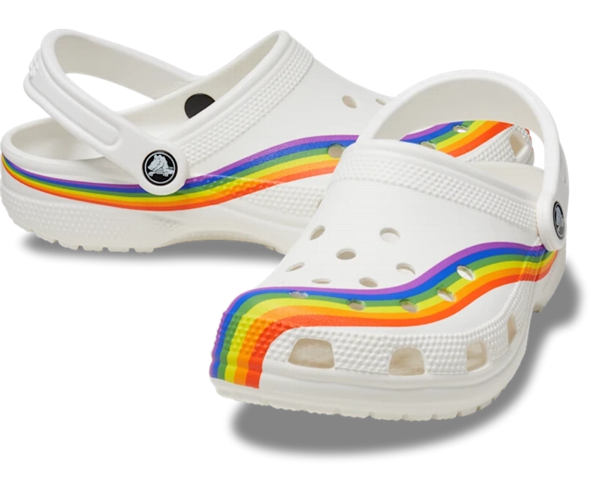 Classic Rainbow Dye Clog