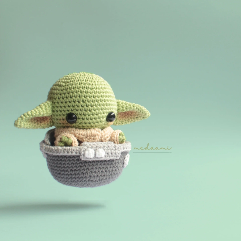 Baby Yoda / Grogu with Pod Amigurumi Pattern