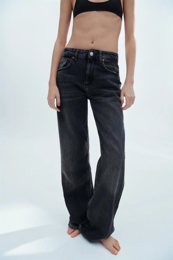 FULL LENGTH TRF MID-RISE WIDE LEG JEANS