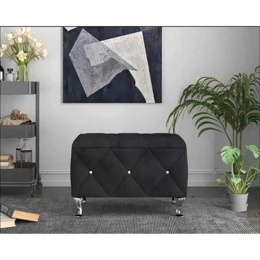 Bodhi Upholstered Flip Top Storage Bench | Overstock.com Shopping - The Best Deals on Benches | 41727131