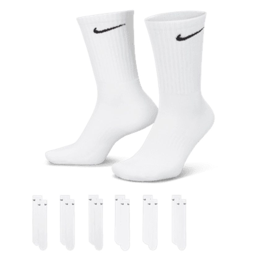 Nike Everyday Cushioned Training Crew Socks (6 Pairs)