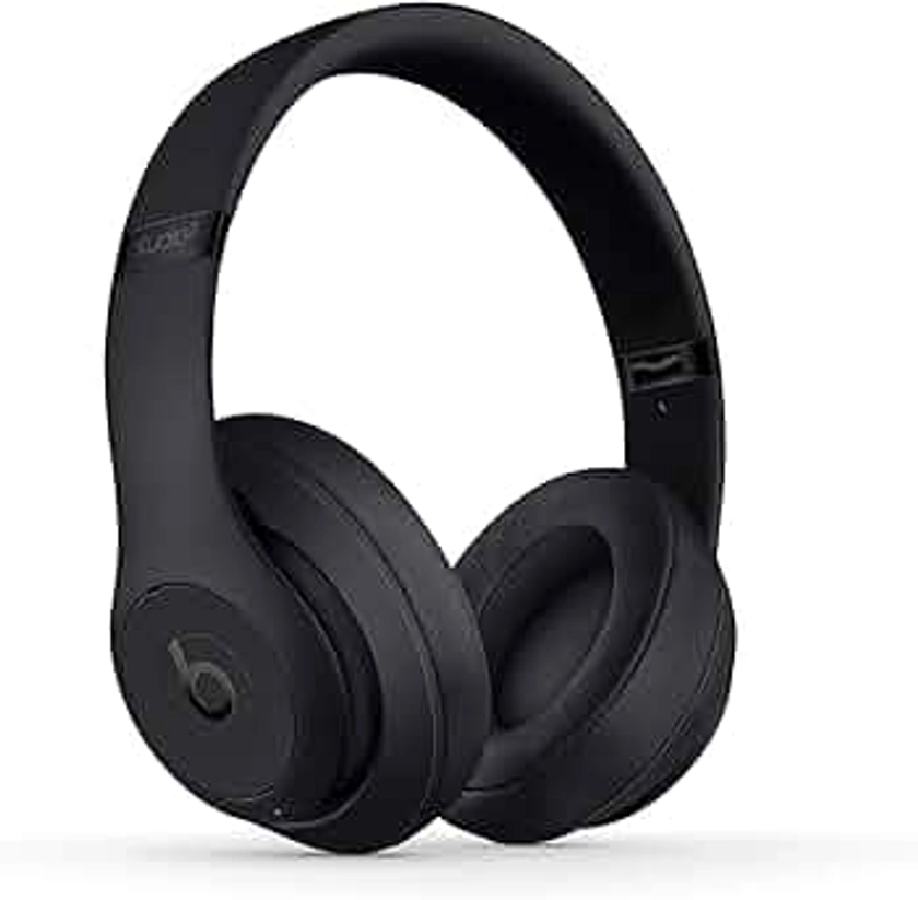 beats Studio3 Wireless Noise Cancelling Over-Ear Headphones - Apple W1 Headphone Chip, Class 1 Bluetooth, Active Noise Cancelling, 22 Hours Of Listening Time - Matte Black