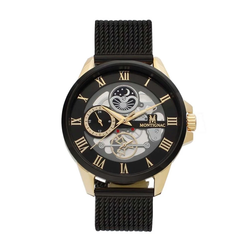 Montre Montignac Round Noir