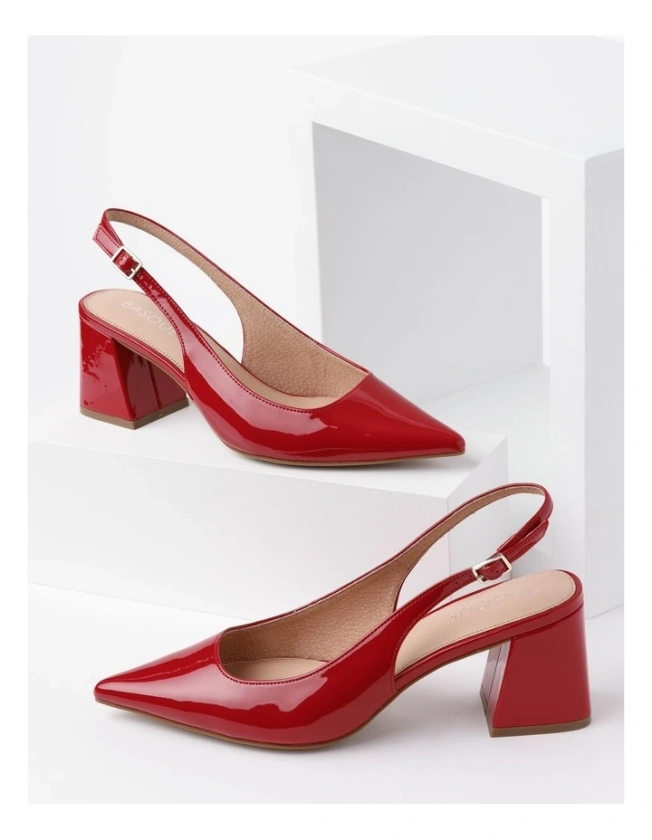 Rita Heeled Shoes in Red Patent