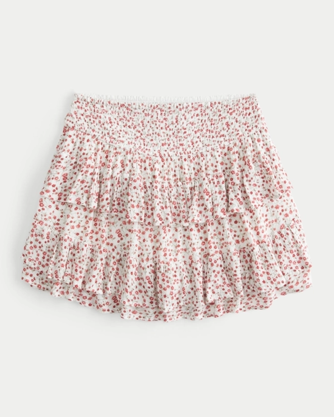 Damen Gestufter Mini-Skort | Damen Unterteile | HollisterCo.com