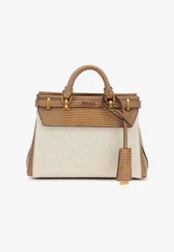 Guess SESTRI EFFETTO COCCO - Sac à main - beige multi/beige - ZALANDO.FR