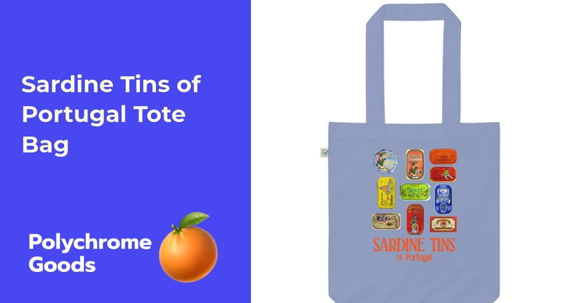 Sardine Tins of Portugal Tote Bag
