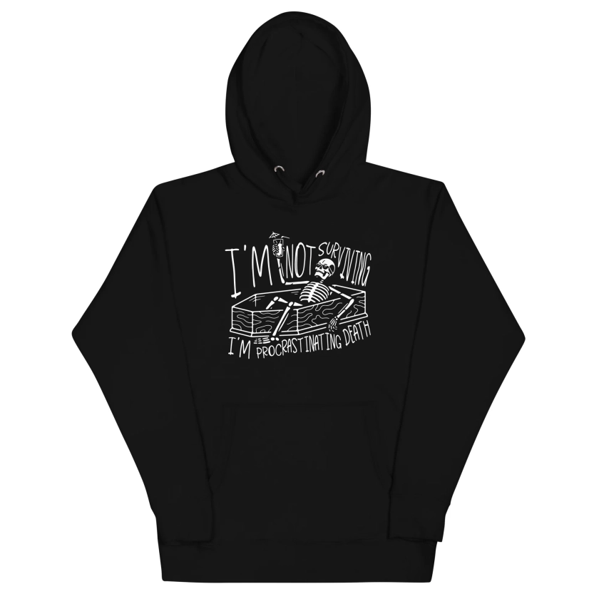 Procrastinating Death Unisex Hoodie