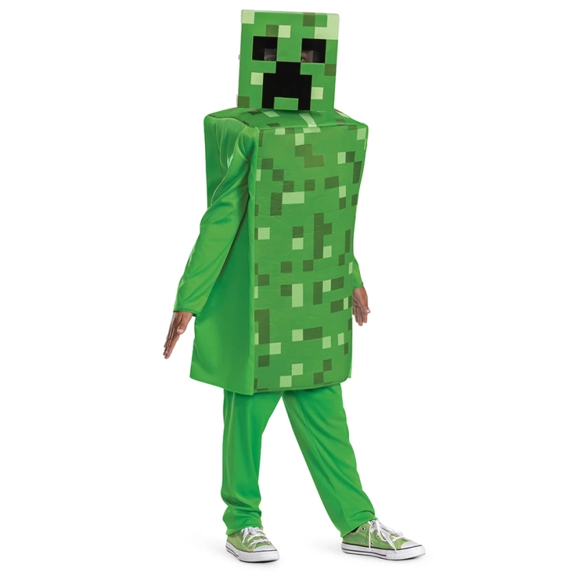 Minecraft Creeper Halloween Costume for Children, Boys Size S (6/7), by Disguise