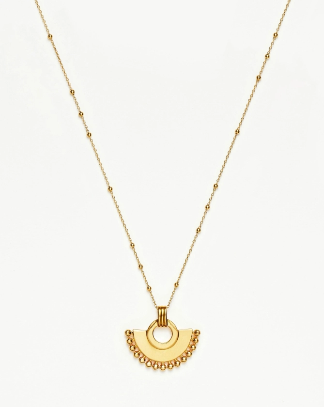 Zenyu Fan Necklace | 18ct Gold Plated