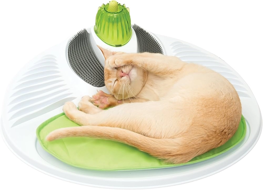 Catit Senses Station de Massage pour Toutes les type de cheveux Pour Chat, Vert