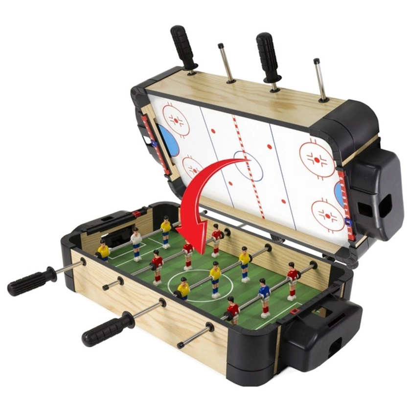 20 Inch 2-in-1 Games Table Football & Hockey | Smyths Toys UK