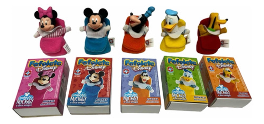 Fofolete Disney Mickey E Seus Amigos - Estrela 5 Personagens - R$ 300