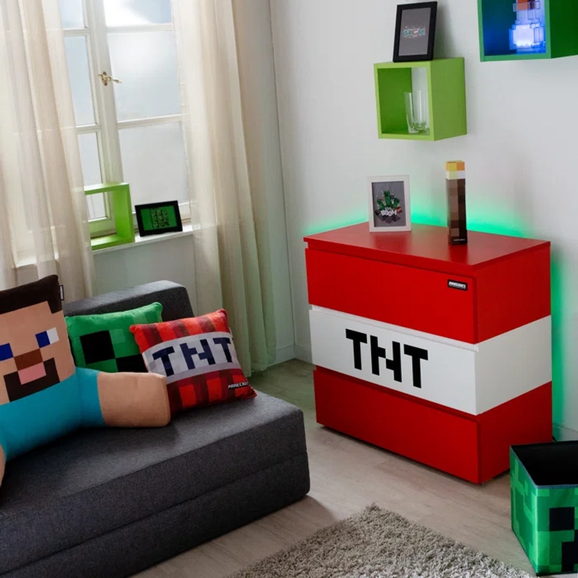 Minecraft Minecraft 3 Drawers Chest | Wayfair.co.uk