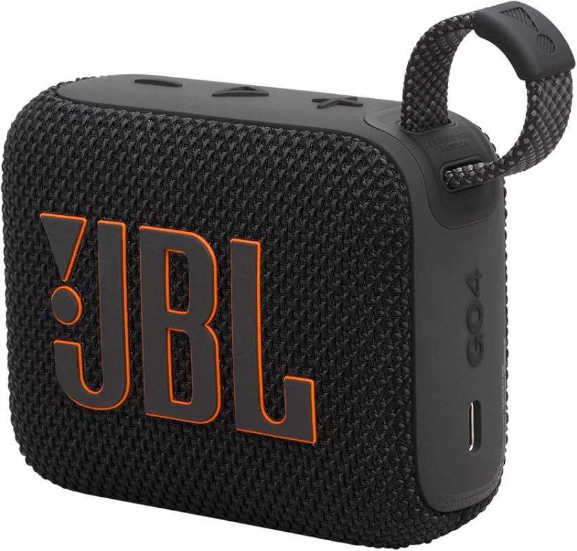 JBL GO 4, Altavoz inalámbrico portátil con Bluetooth, resistente al agua y al polvo (IP67), hasta 7h de reproducción más 2h extra con Playtime Boost, negro