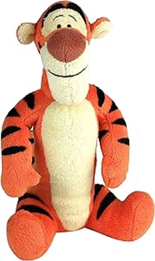 Amazon.com: Disney Collectible 8-inch Beanbag Plush Stuffed Animal, Tigger, Winnie the Pooh, Orange, Kids Toys for Ages 2 Up by Just Play : Toys & Games