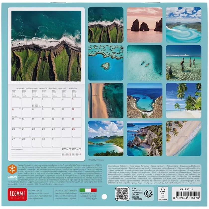 Calendario 2025 Vitamin Sea