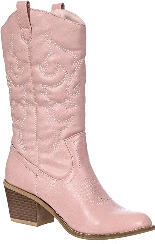 Charles Albert Women's Embroidered Modern Western Cowboy Boot