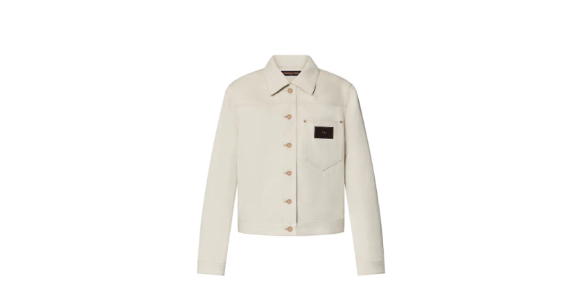 Les collections de Louis Vuitton : Veste en gabardine à poche plaquée