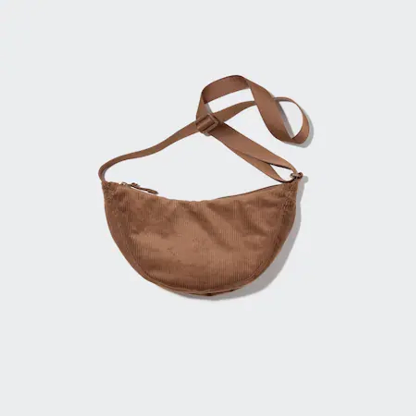 Mini-sac rond à Bandoulière en Velours Côtelé | UNIQLO