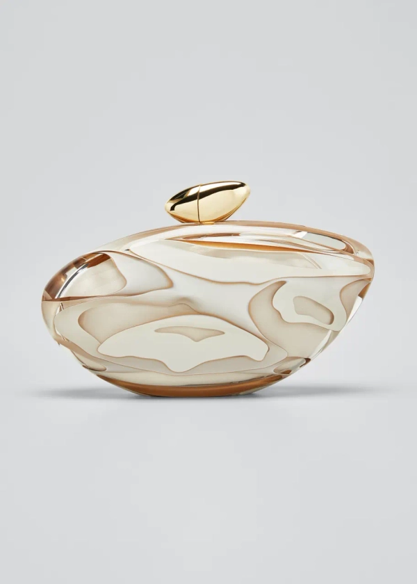Armonia Small Pearly Clutch Minaudiere