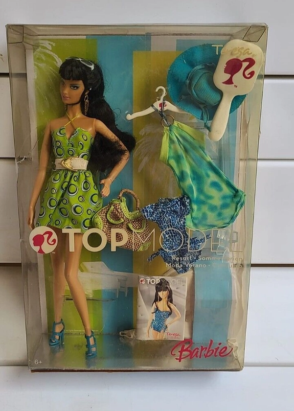 Top Model Resort Barbie Teresa Doll-Model Muse NRFB w/ accessories SEE PICTURES