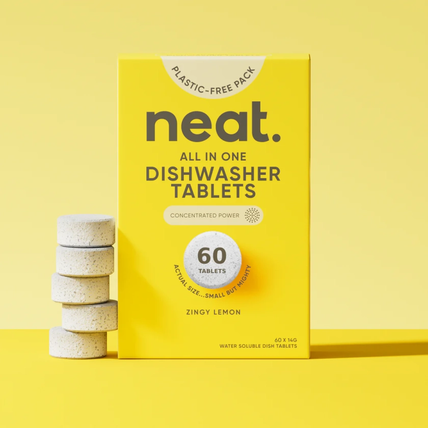 All In One Dishwasher Tablets - 60 | Sustainable Cleaning | Neat Clean