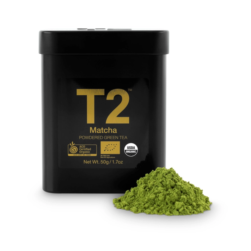 100% Certified Organic Matcha Powder Tin 50g | T2