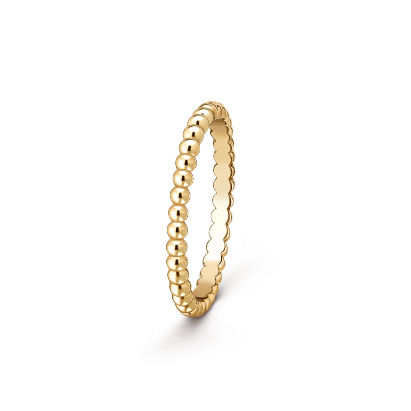 Perlée pearls of gold ring, small model 18K yellow gold - Van Cleef & Arpels