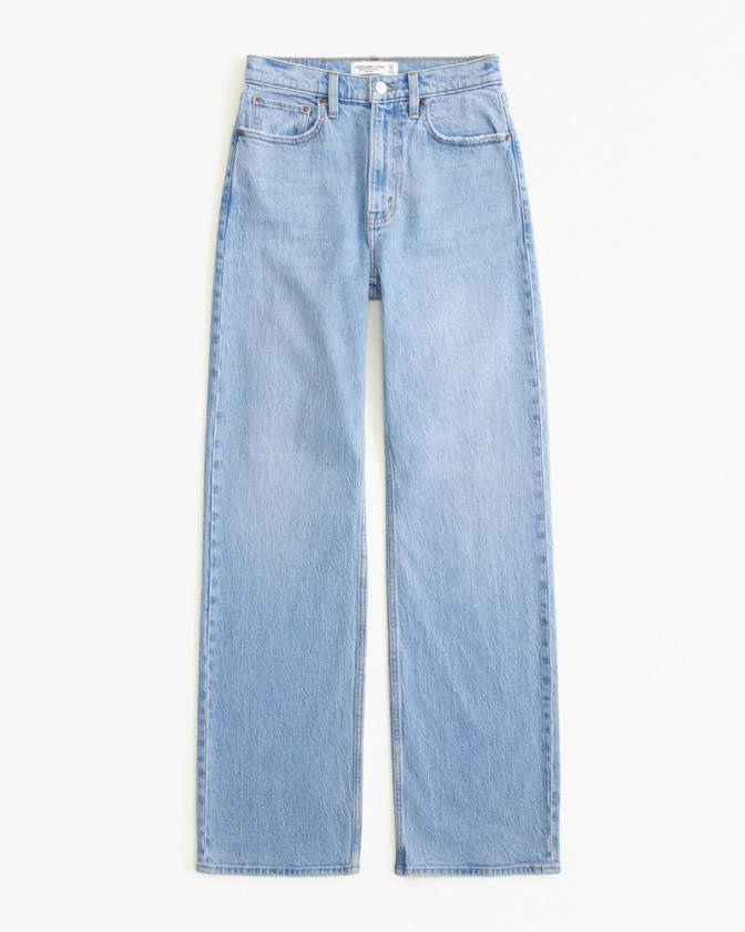 Women's High Rise 90s Relaxed Jean | Women's Bottoms | Abercrombie.com