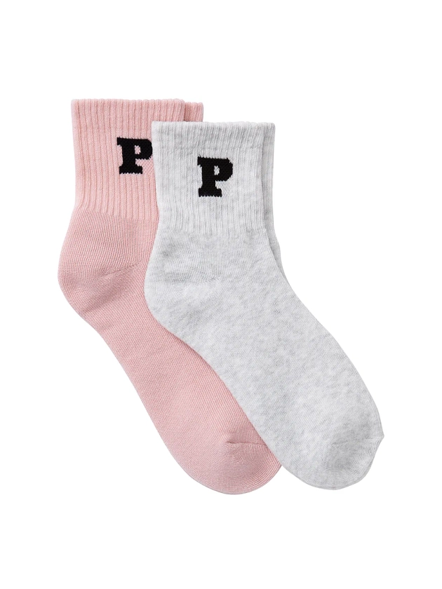 Buy Quarter Sock 2 Pack - Order Socks online 5000008615 - PINK US