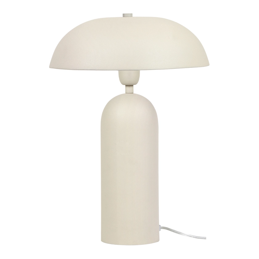 Araceli Taupe Metal Dome Table Lamp - World Market