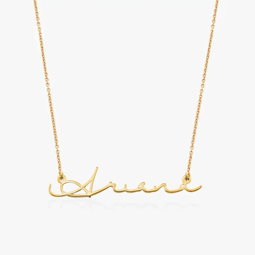 Mon Petit Name Necklace - Gold Vermeil