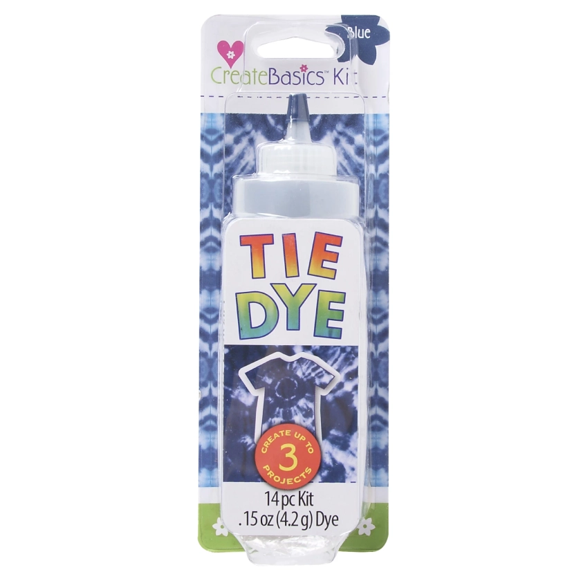 Create Basics 1 Color Tie Dye Kit Blue, Makes 4 fl oz