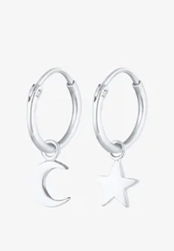 STAR MOON ASTRO LOOK - Boucles d'oreilles - silver-coloured