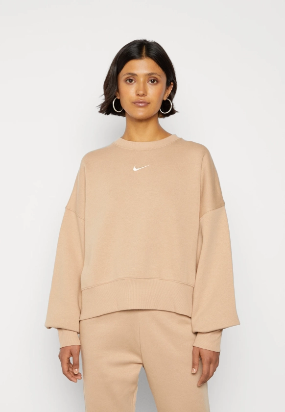 Nike Sportswear CREW OVERSIZED FIT - Sweatshirt - hemp/beige - ZALANDO.FR