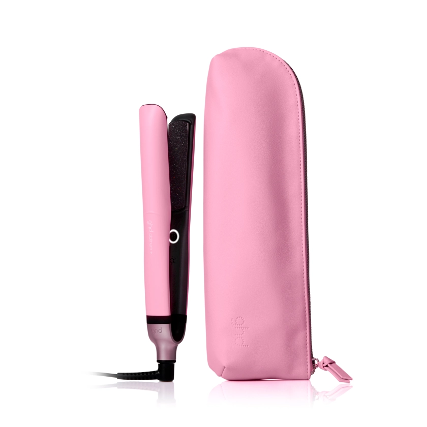 NEW GHD PLATINUM+ HAIR STRAIGHTENER IN FONDANT PINK