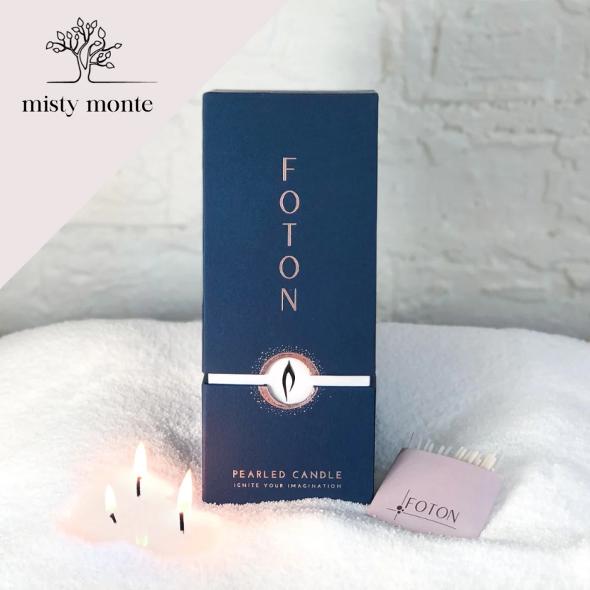 Foton® Pearled Candle - Misty Monte