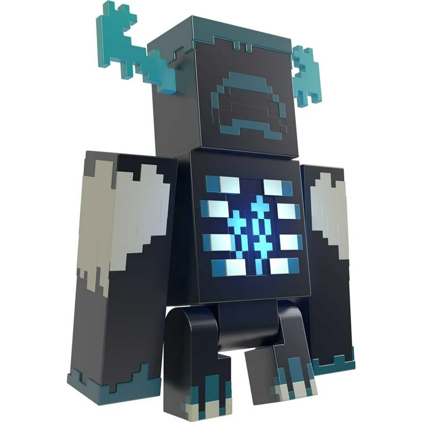 Minecraft Warden Action Figure with Lights, Sounds & Attack Mode, Collectible Toy, 3.25-inch scale - Walmart.com