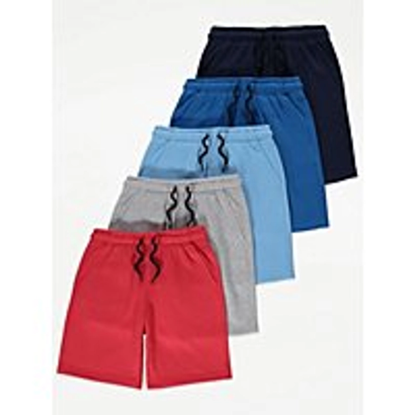 Plain Jersey Shorts 5 Pack