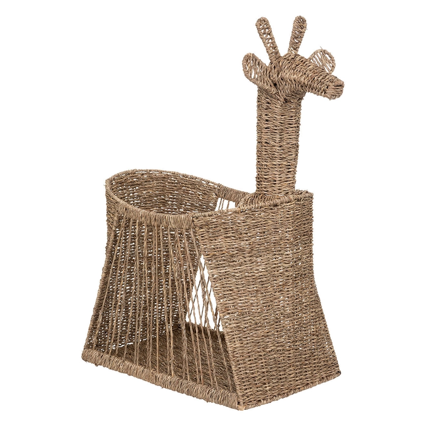 Bac à jouet Girafe beige - 60.5x34x78.5 cm | BazarChic