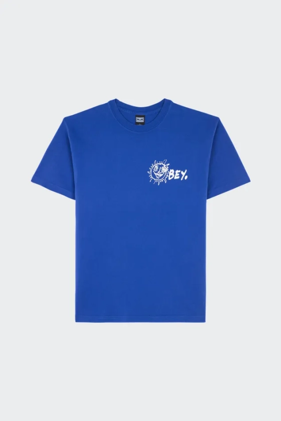 T-shirt Bleu Obey - Homme | Citadium