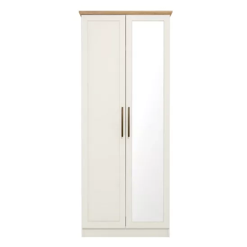 Wardrobes | Lyngford 2 Door Mirrored Wardrobe | GFW