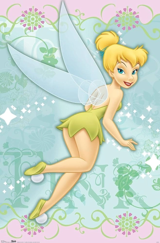 Amazon.com: Trends International Disney Tinker Bell - Tradition Wall Poster, 14.725" x 22.375", Premium Unframed Version: Posters & Prints