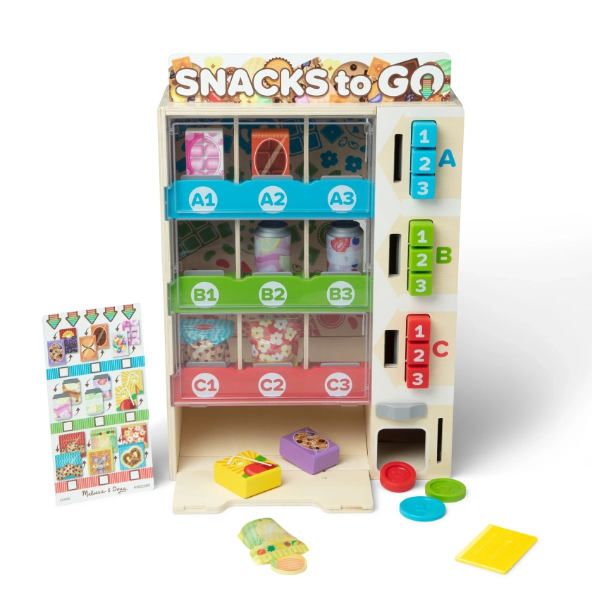 Sort, Stock, Select Wooden Vending Machine Play Set